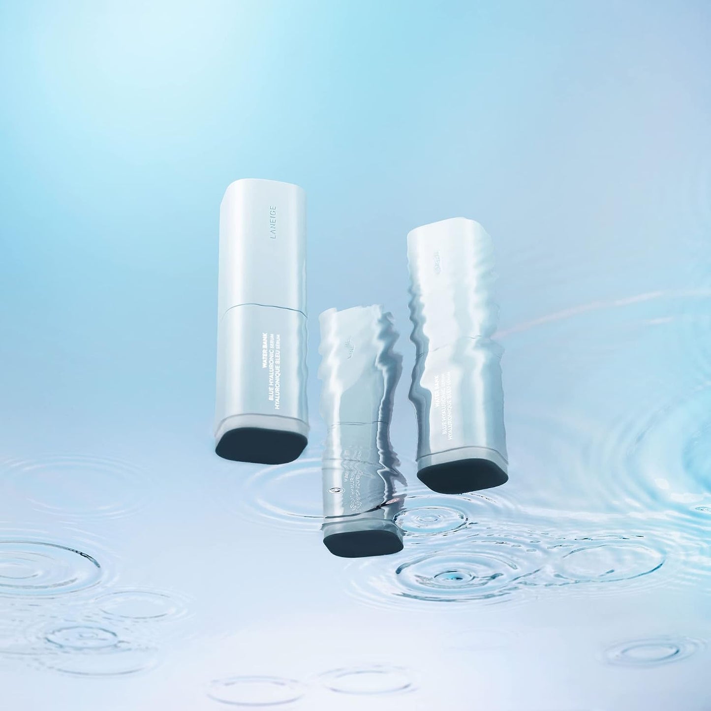 LANEIGE Water Bank Blue Hyaluronic Serum | Instant Hydration Boost — Firm, Smooth & Rescue Thirsty Skin.