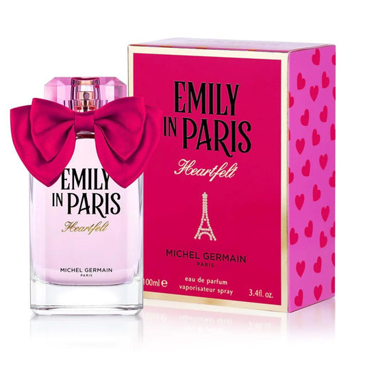 Emily in Paris Heartfelt by Michel Germain – Chic Floral Fruity Eau de Parfum