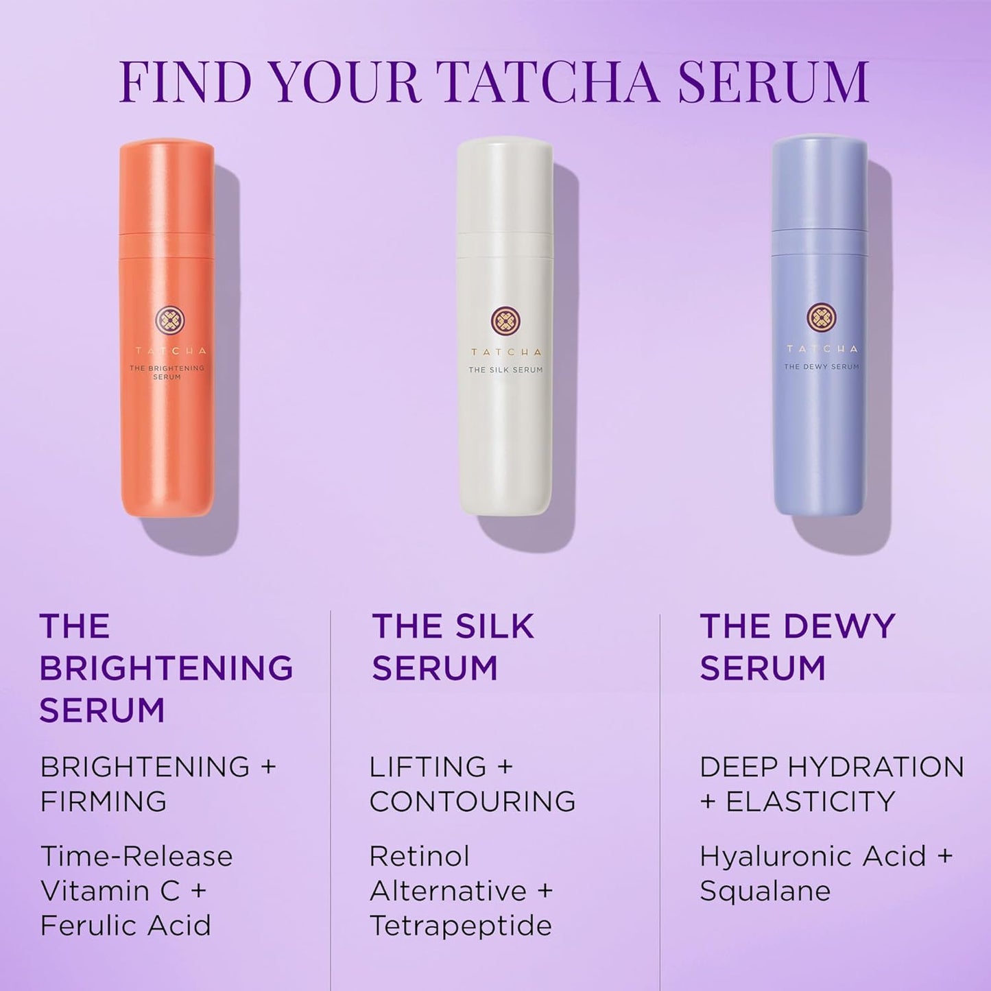 Tatcha The Dewy Serum | 3-in-1 Resurfacing, Plumping & Hydrating Serum