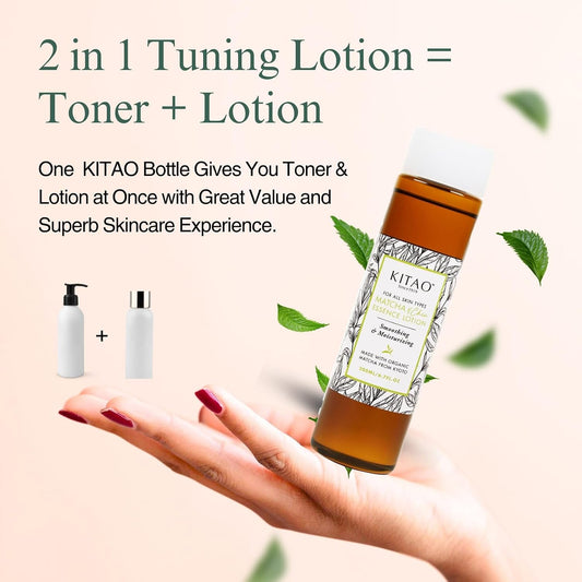KITAO Matcha & Chia Essence Lotion | Kyoto Hydrating Toner