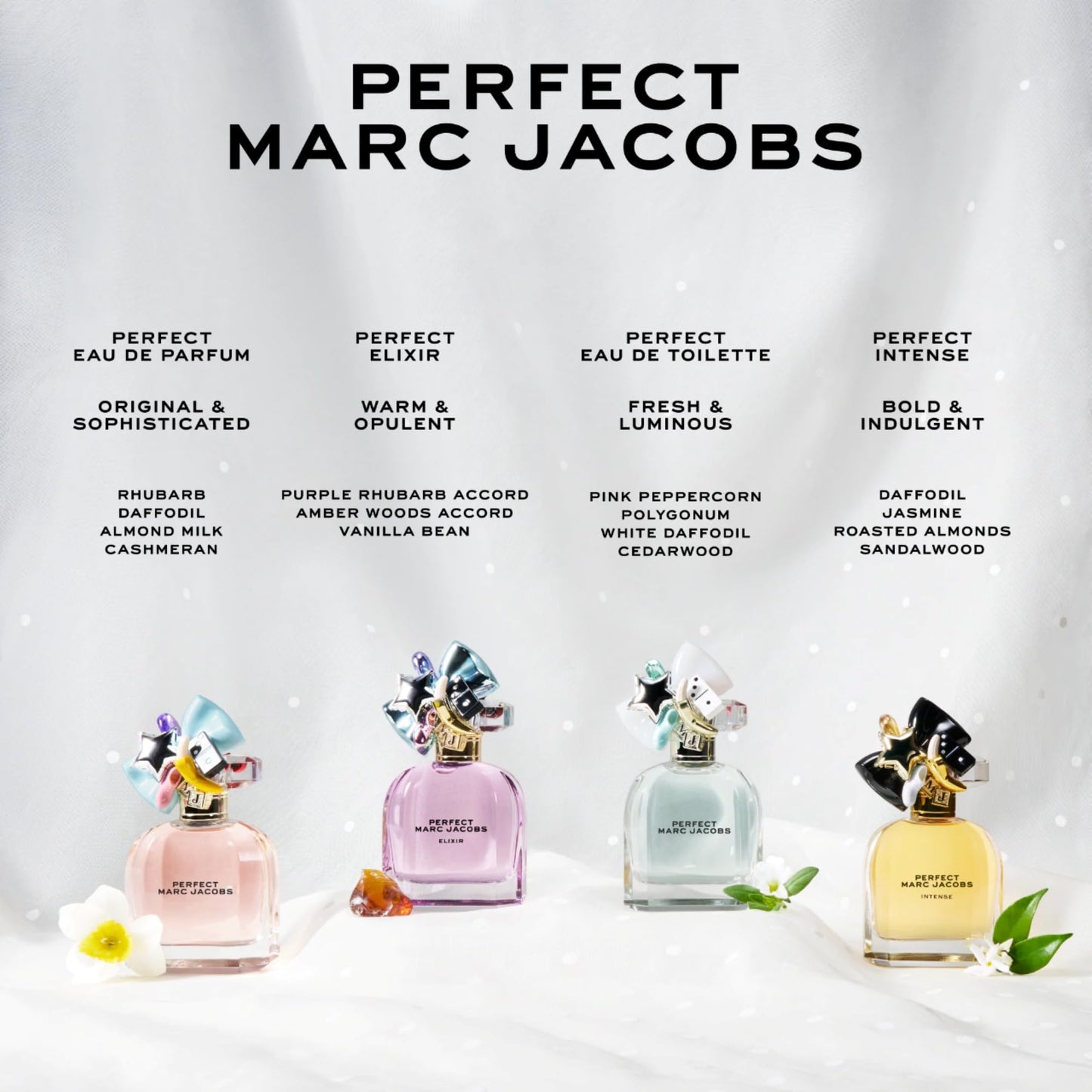 Marc Jacobs Perfect Intense Eau de Parfum | Warm Woody Floral Women's Fragrance