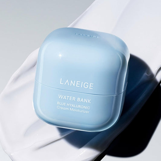 LANEIGE Water Bank Blue Hyaluronic Cream Moisturizer | Deep Moisture Barrier Repair — Long-Lasting Hydration for Radiant, Plump Skin