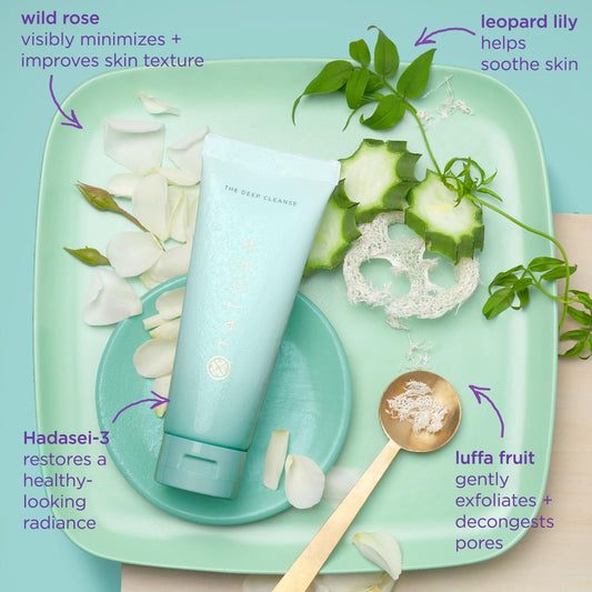 Tatcha The Deep Cleanse | Daily Gel Cleanser with Natural Fruit Exfoliant