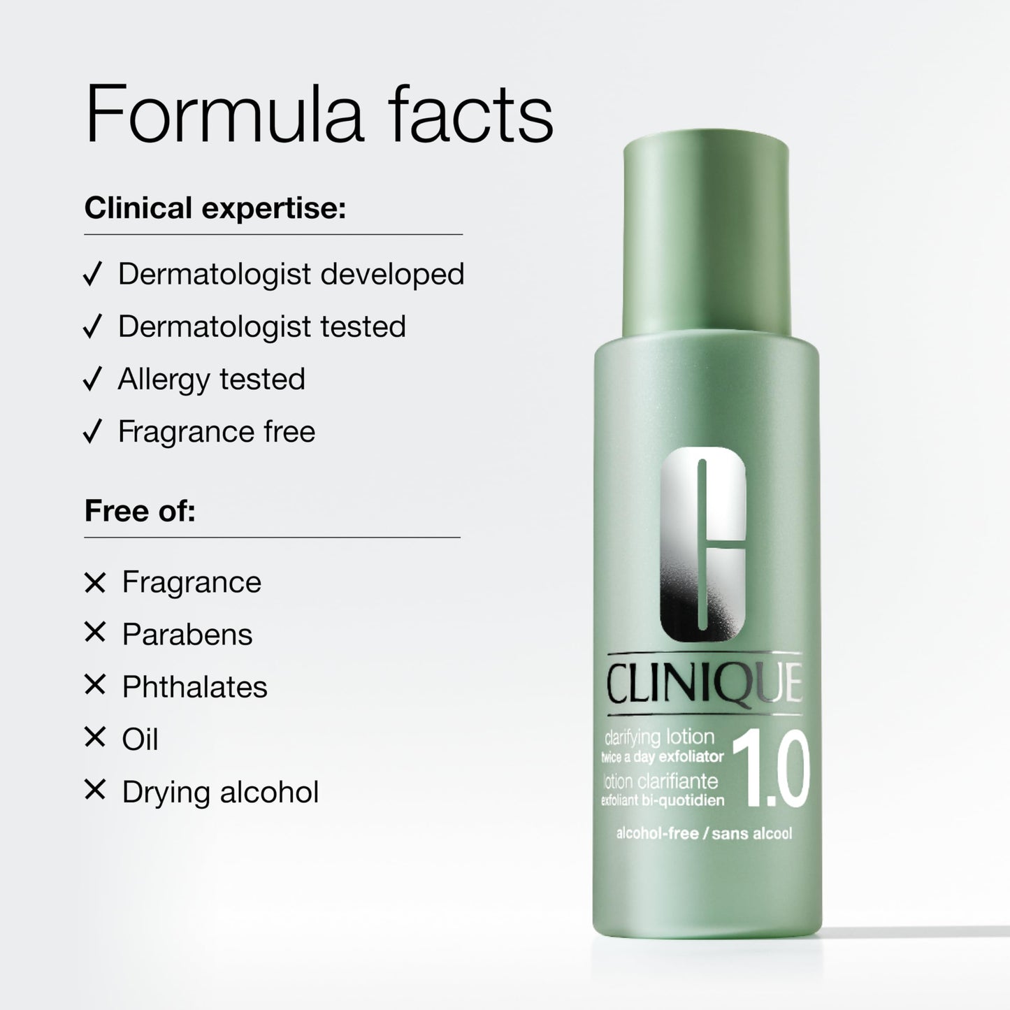 Clinique Clarifying Lotion – Gentle Daily Liquid Face Exfoliator & Skin Refiner