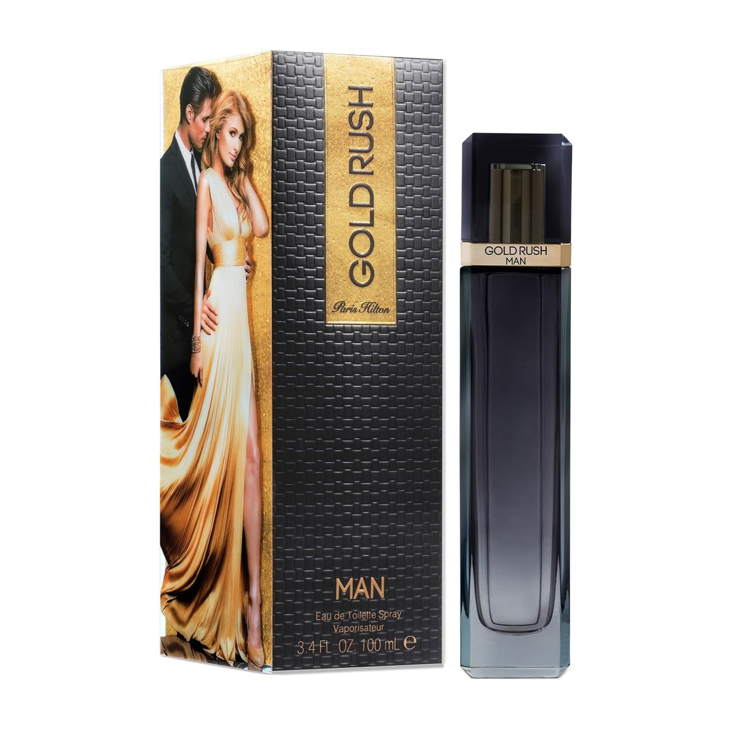 Paris Hilton Gold Rush Man Eau de Toilette Spray | 3.4 oz / 100 ml for Men