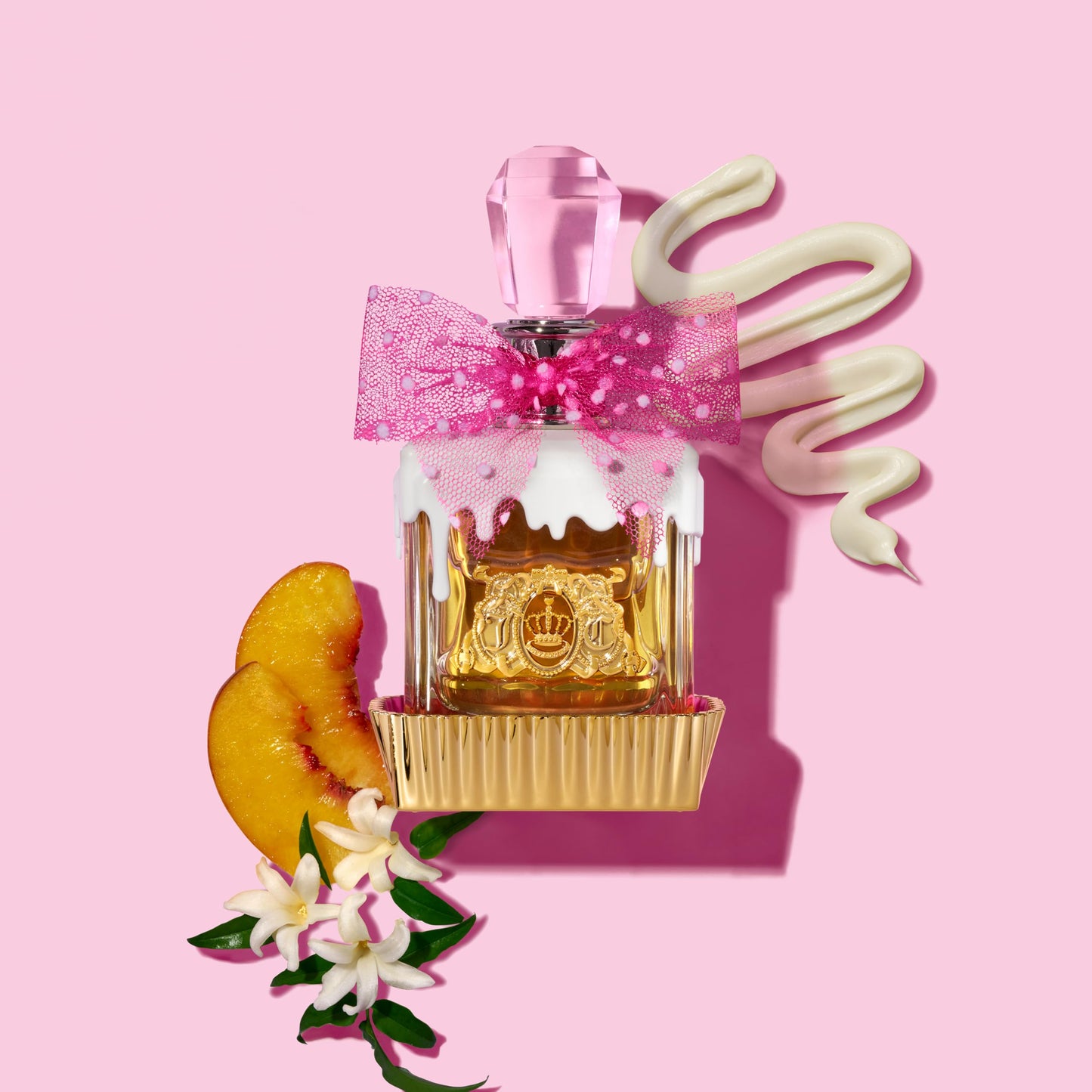 Juicy Couture Viva La Juicy Sucré EDP | Sweet Gourmand Perfume – Peach, Vanilla & Whipped Cream