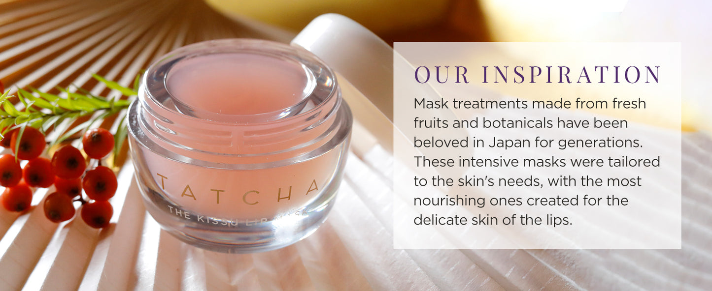 Tatcha The Kissu Lip Mask – Plumping & Hydrating Jelly Lip Treatment