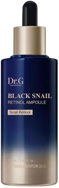 Dr. G Black Snail Retinol Ampoule 50ml – Gentle Snail Retinol Serum for Wrinkles & Firming