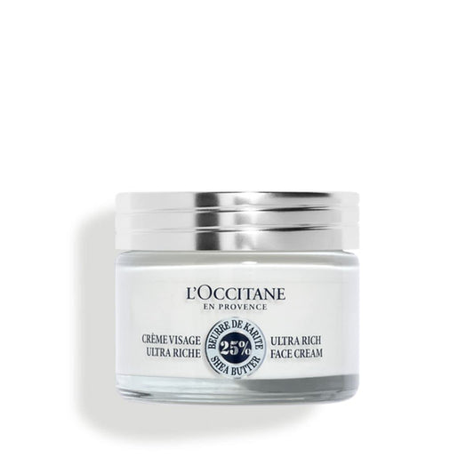 L'Occitane Shea Ultra Rich Face Cream | 25% Shea Butter Moisturizer for Dry & Sensitive Skin