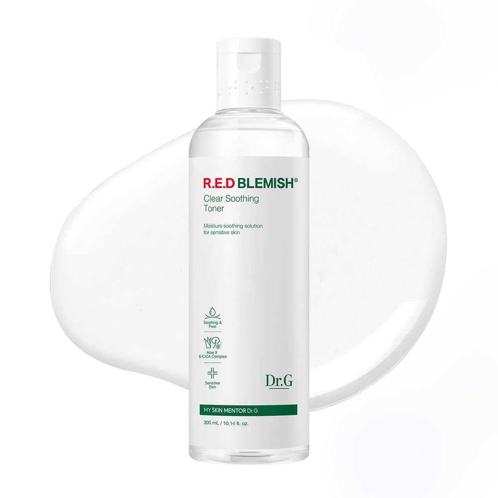 Dr. G R.E.D Blemish Clear Soothing Toner 300ml – Calming & Hydrating Korean Face Toner for Sensitive Skin