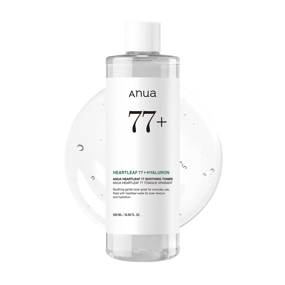 Anua Heartleaf 77 Soothing Toner, 8.45 fl.oz | Moisturizing & Calming Facial Toner for Glass Skin, Hyaluronic Acid, Lightweight Hydration for Sensitive Skin, Redness Relief