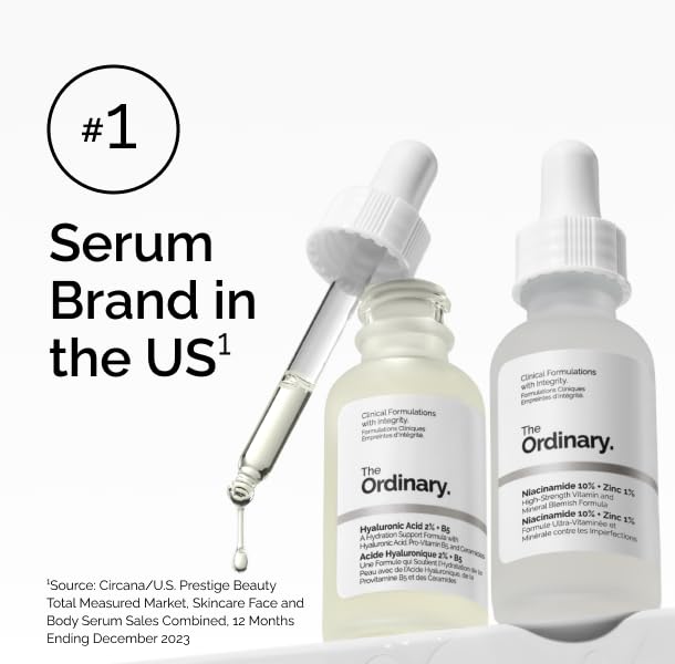 The Ordinary Hyaluronic Acid 2% + B5 | Multi-Depth Hydration Serum with Ceramides