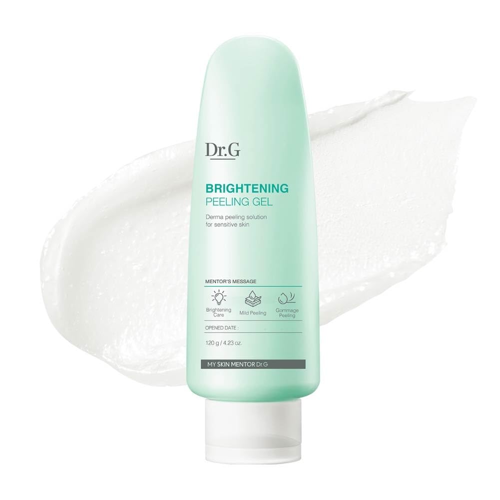 Dr.G Brightening Peeling Gel bottle on a white background
