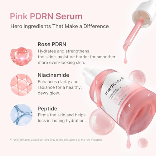 Medicube PDRN Pink Peptide Serum | Glow Firming Korean Serum