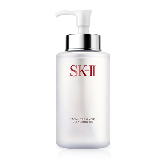 SK-II Facial Treatment Cleansing Oil - Gentle Makeup Remover Oil & Face Cleanser - Improves Texture, Dullness & Dryness for a Visibly Smoother Complexion (8.4 oz)
