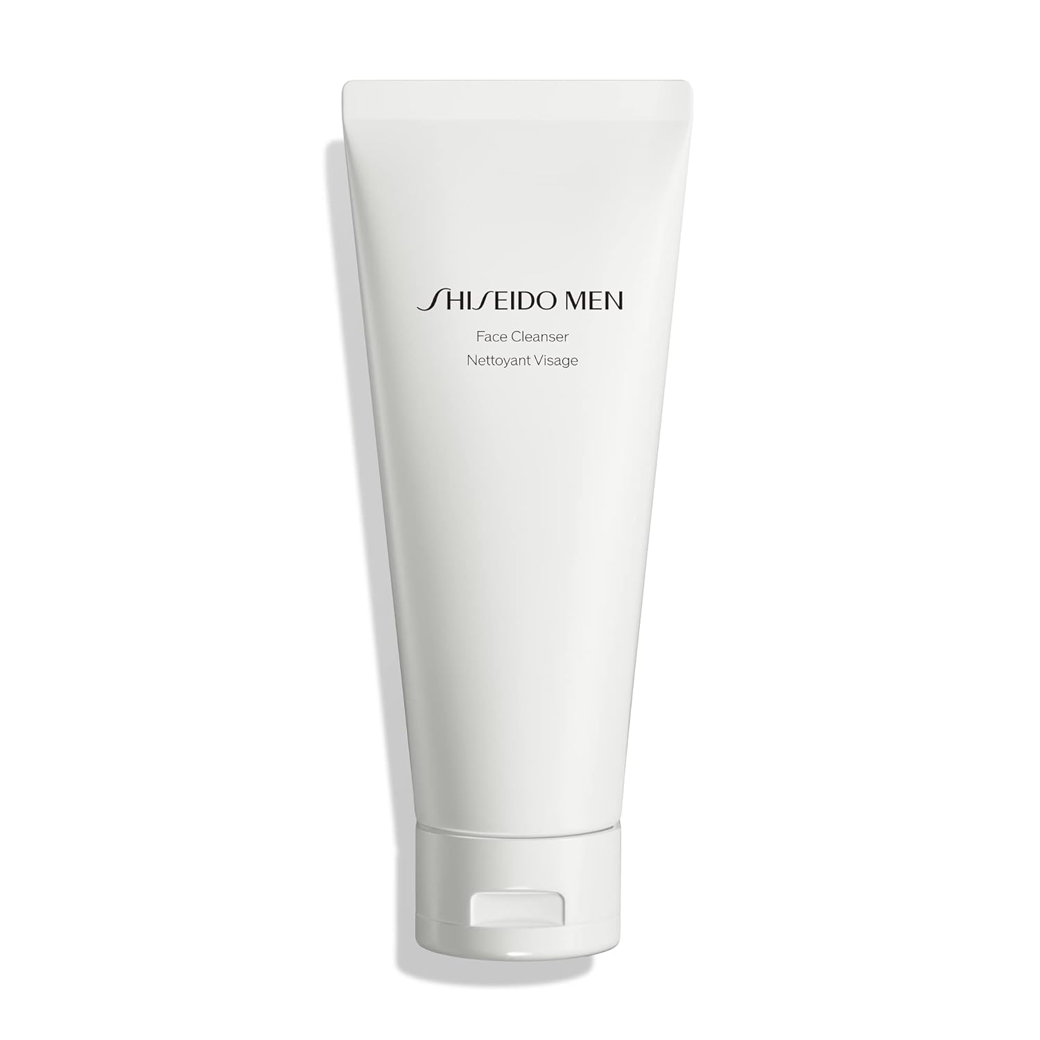 Shiseido Men's face cleanser tube on a white background
