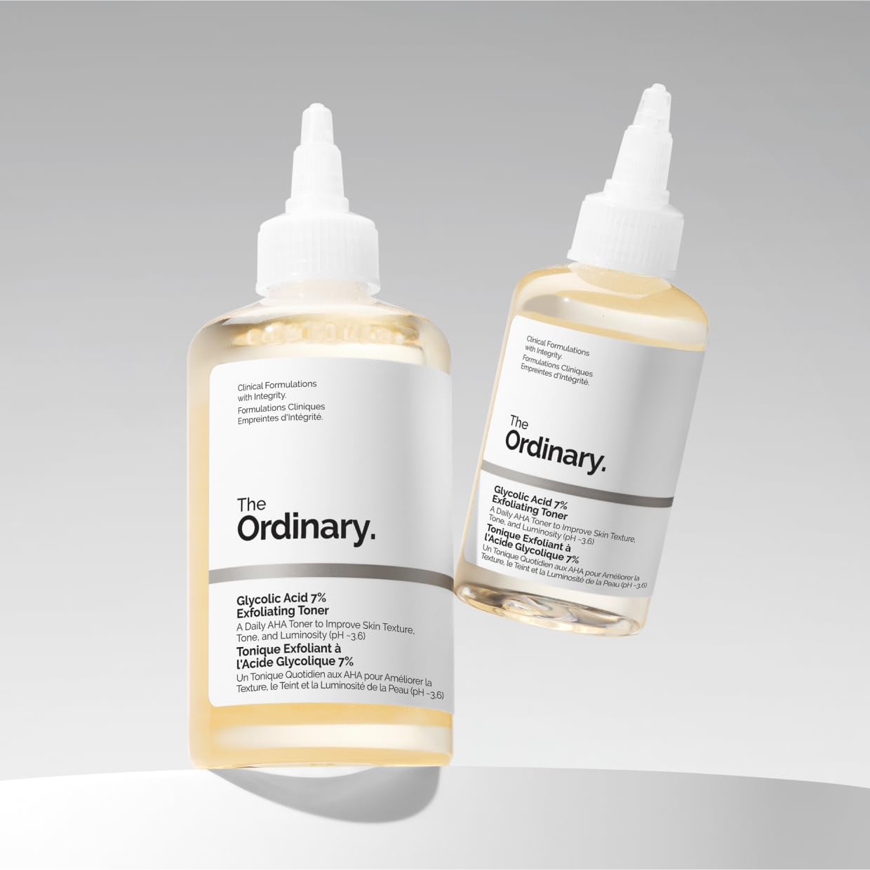The Ordinary Glycolic Acid 7% Exfoliating Toner | Daily AHA Toner for Texture, Tone & Radiance