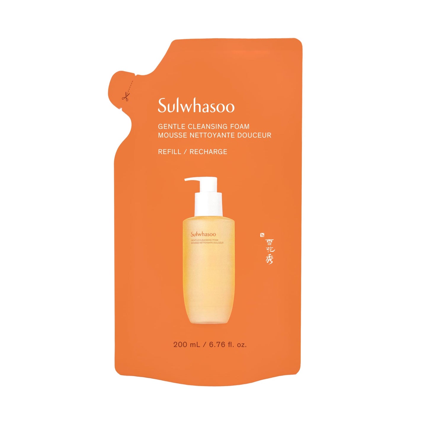 Sulwhasoo Gentle Cleansing Foam | Hydrating Korean Gel-to-Foam Wash