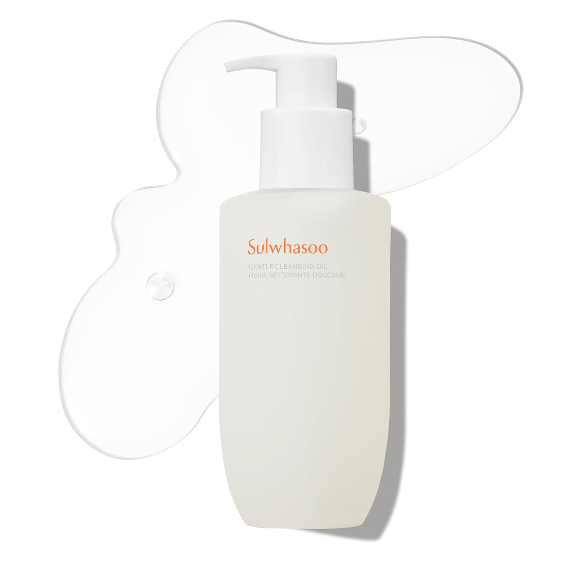 Sulwhasoo skincare product with pump on a white background