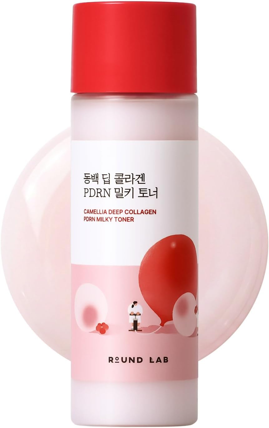 ROUND LAB Camellia PDRN Milky Toner – Glass Skin Hydrator