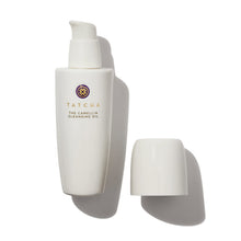 Tatcha The Camellia Cleansing Oil bottle on a white background
