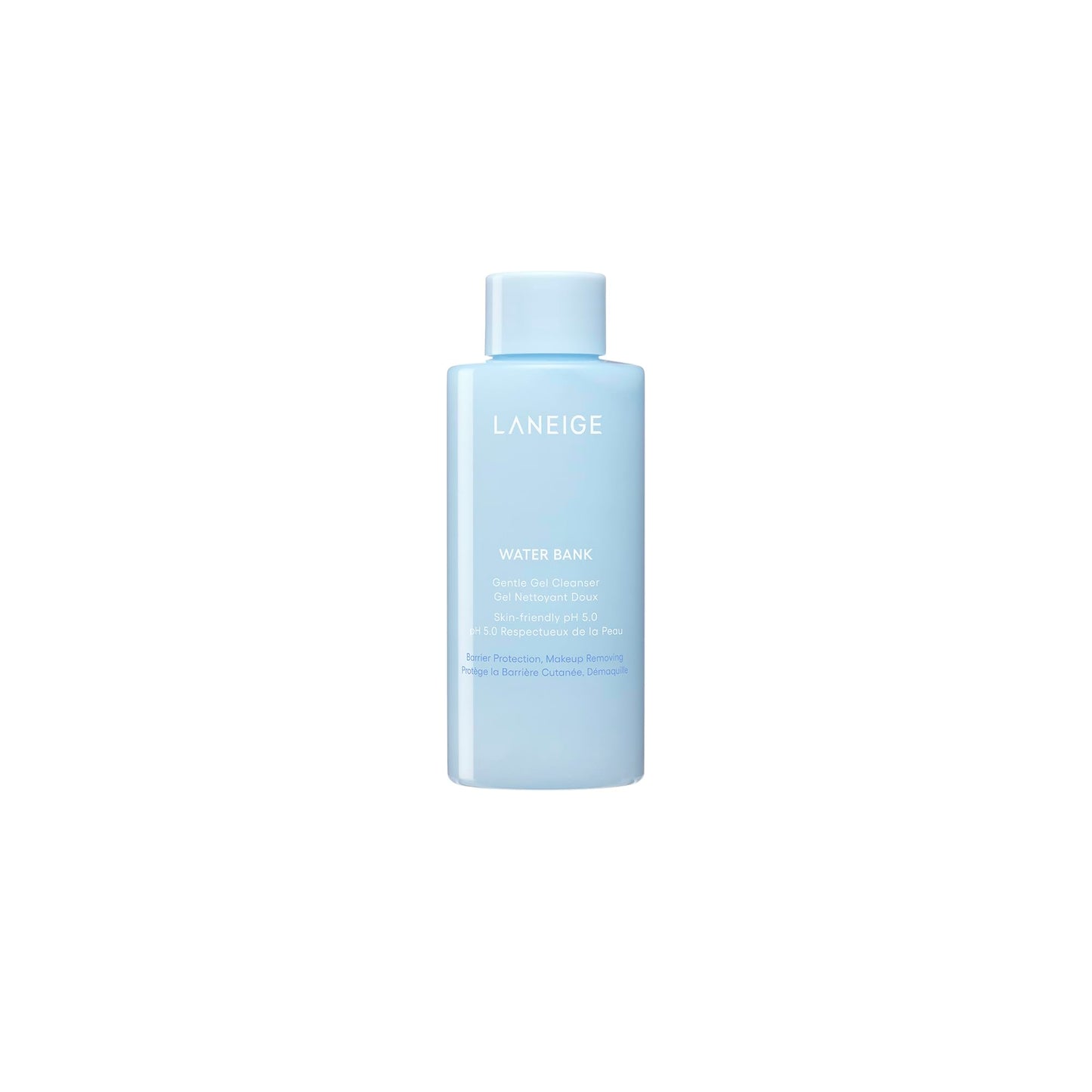 Laneige Water Bank Gentle Gel Cleanser | pH 5.0 Barrier-Protecting Makeup Remover