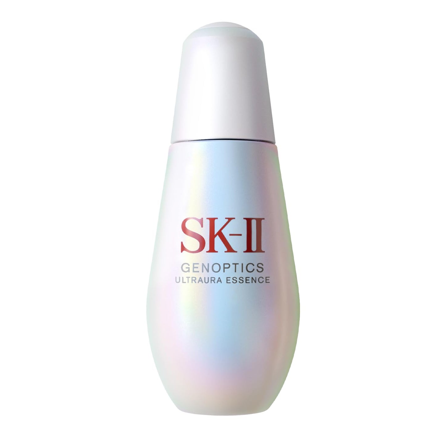 SK-II Genoptics Ultraura Essence bottle on a white background