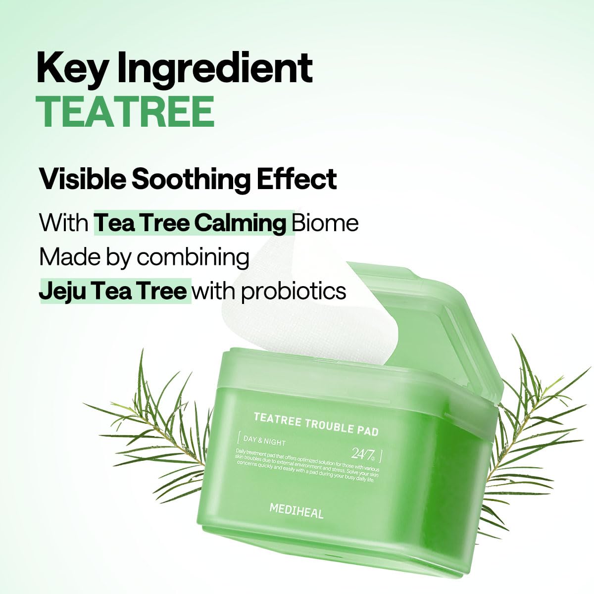MEDIHEAL Derma Pad Collection | Daily Treatment Toner Pads for Brightening, Firming, Calming & Hydration (100 Pads)