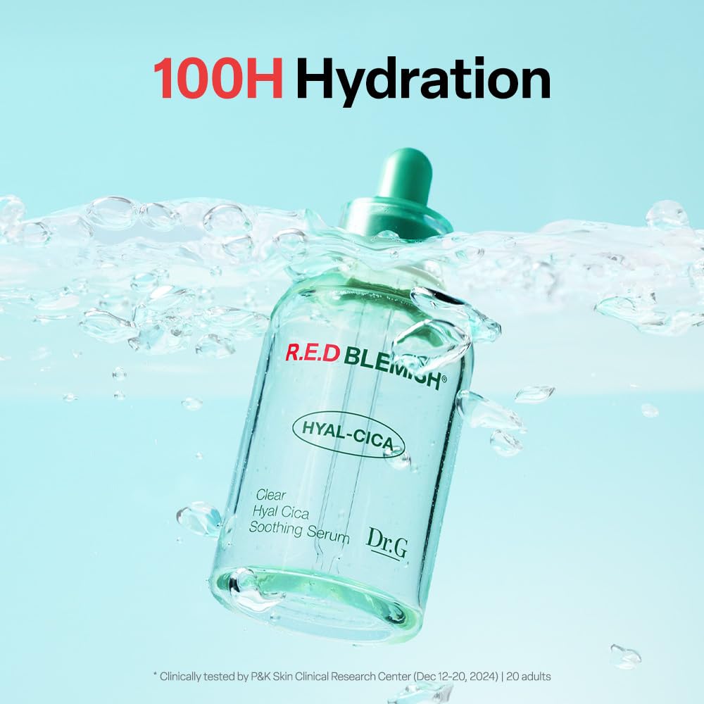 Dr. G R.E.D Blemish Clear Hyal-Cica Soothing Serum 50ml – Calming Hydrating Serum for Sensitive & Blemish-Prone Skin