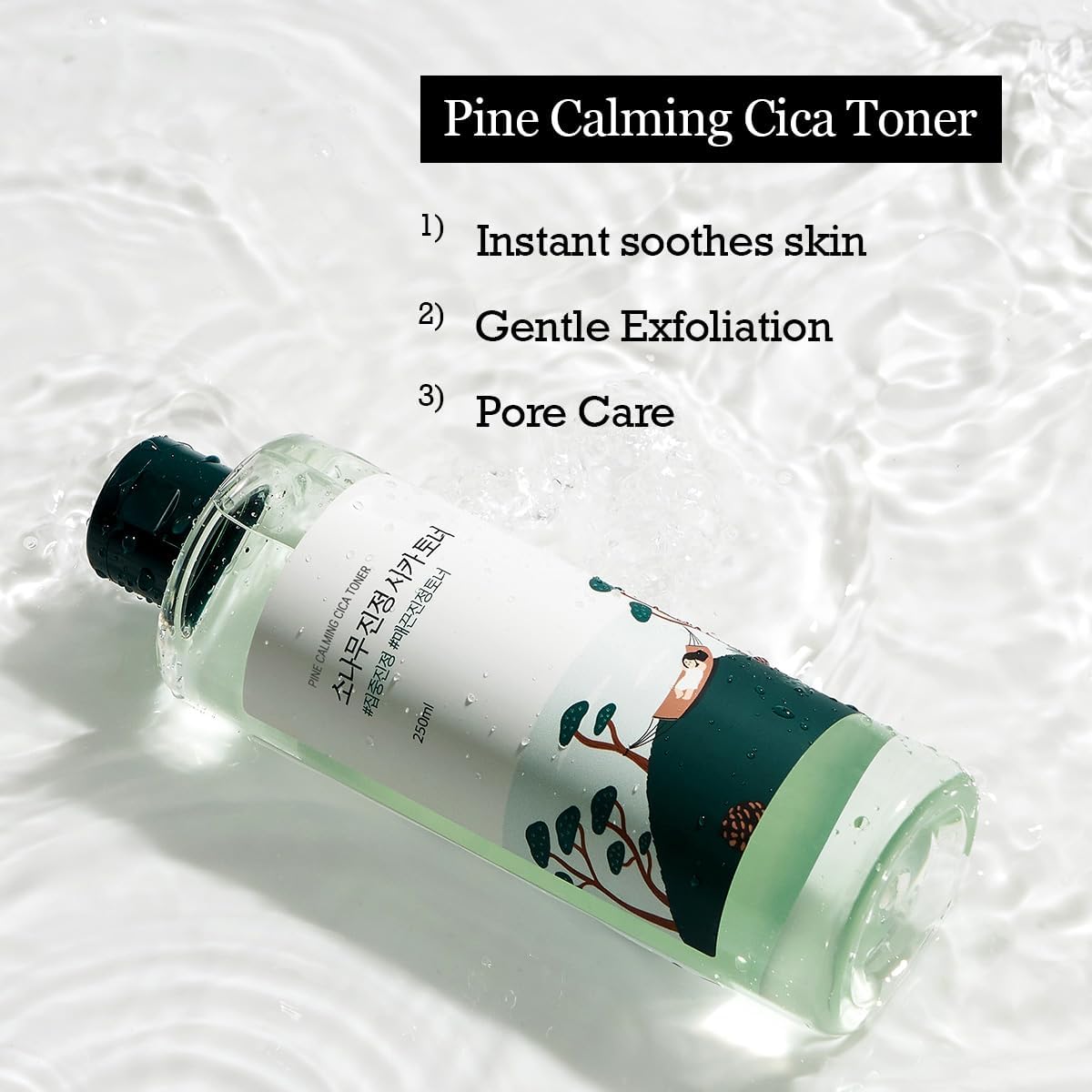Round Lab Pine Calming Cica Toner | Soothing Low-pH Toner with Pine Cica & Hyaluronic Acid