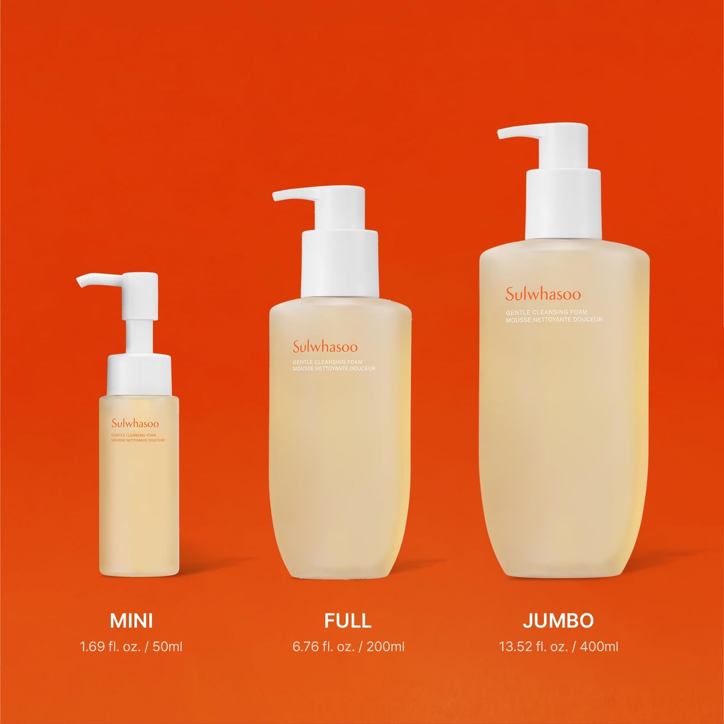 Sulwhasoo Gentle Cleansing Foam | Hydrating Korean Gel-to-Foam Wash