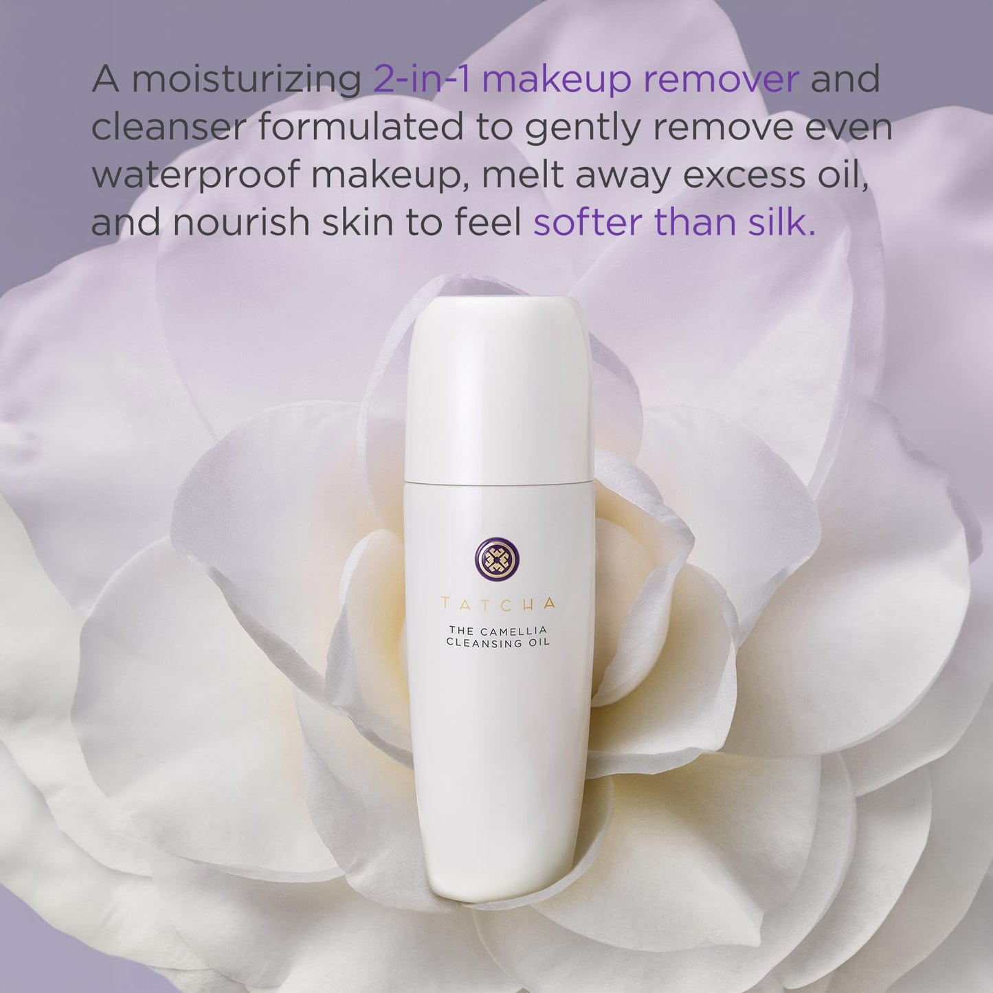 Tatcha The Camellia Cleansing Oil – Luxury 2-in-1 Makeup Remover & Facial Cleanser