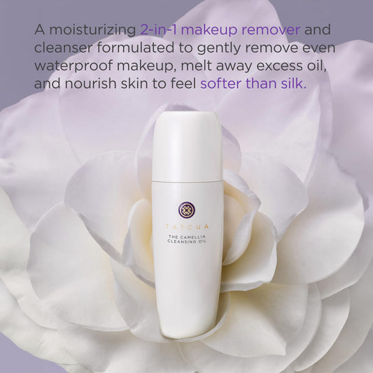 Tatcha The Camellia Cleansing Oil – Luxury 2-in-1 Makeup Remover & Facial Cleanser
