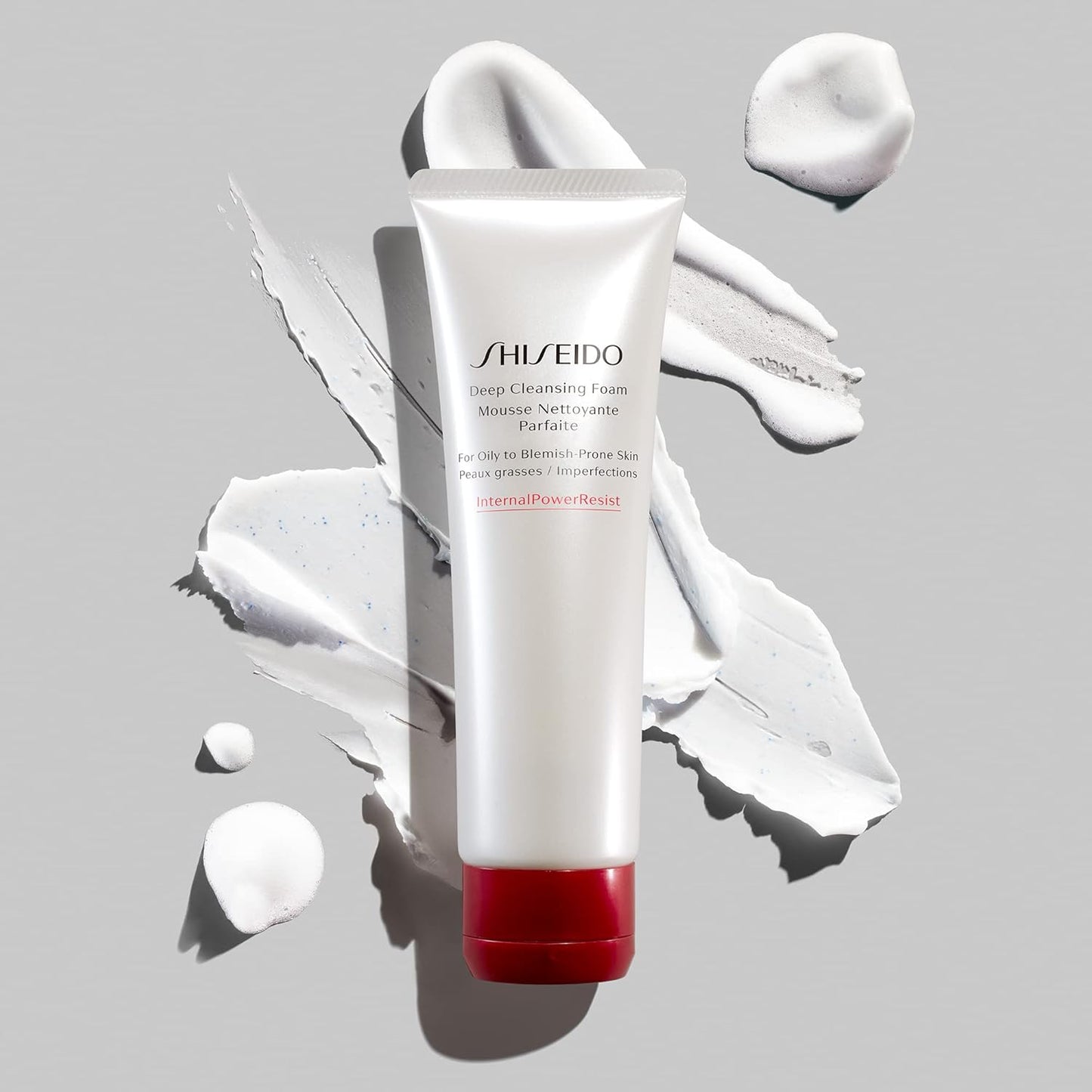 Shiseido Deep Cleansing Foam – Clarifying Face Wash for Oily to Blemish -Prone Skin