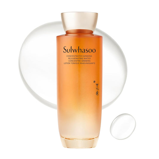 Sulwhasoo skincare bottle on a white background
