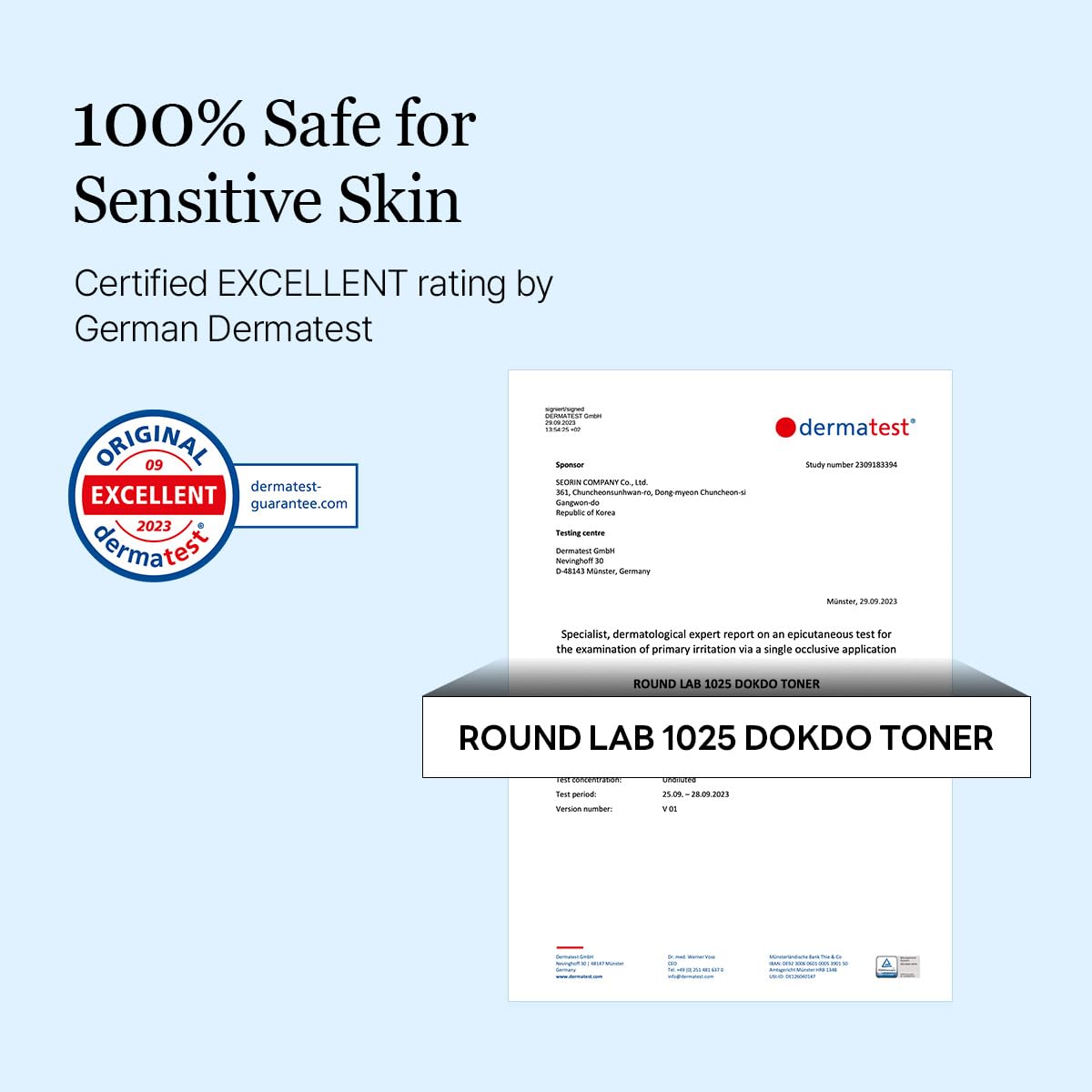 ROUND LAB 1025 Dokdo Toner | Gentle Exfoliating & Hydrating Toner