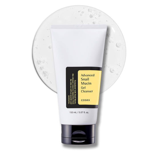 COSRX Advanced Snail Mucin Gel Cleanser |Hydrating & Regenerative Gel-to-Foam Cleanser for Plump, Radiant Skin