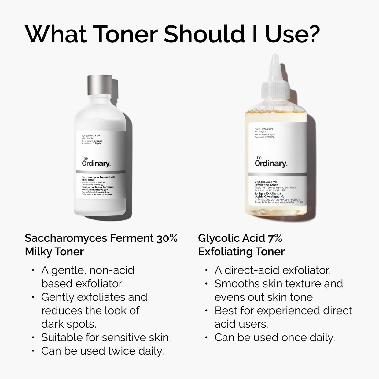 The Ordinary Glycolic Acid 7% Exfoliating Toner | Daily AHA Toner for Texture, Tone & Radiance