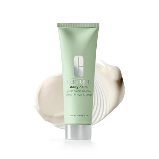 Clinique Daily Calm Gentle Cream Cleanser | Soothing No-Rinse Cleanser for Sensitive Skin