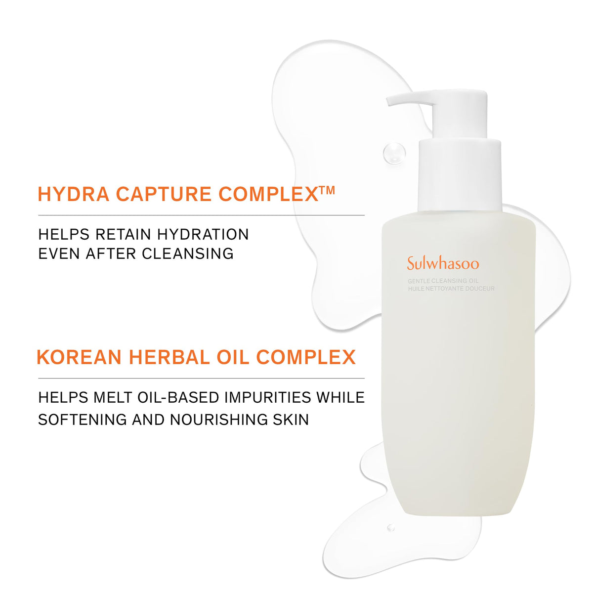 Sulwhasoo Gentle Cleansing Oil 200ml | Hydrating Korean Makeup Remover