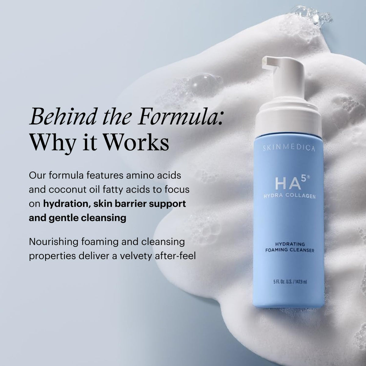 SkinMedica HA5 Hydra Collagen Hydrating Foaming Cleanser