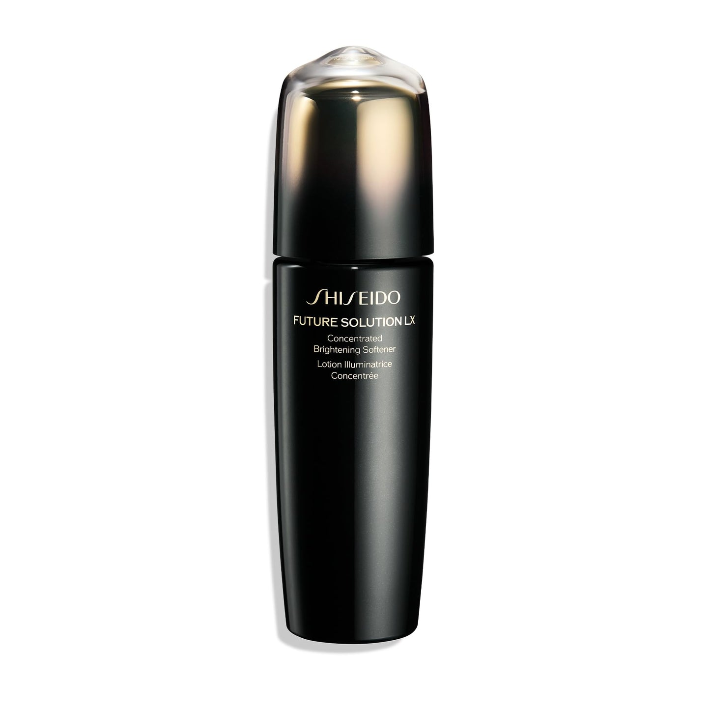 Shiseido Future Solution LX skincare bottle on a white background