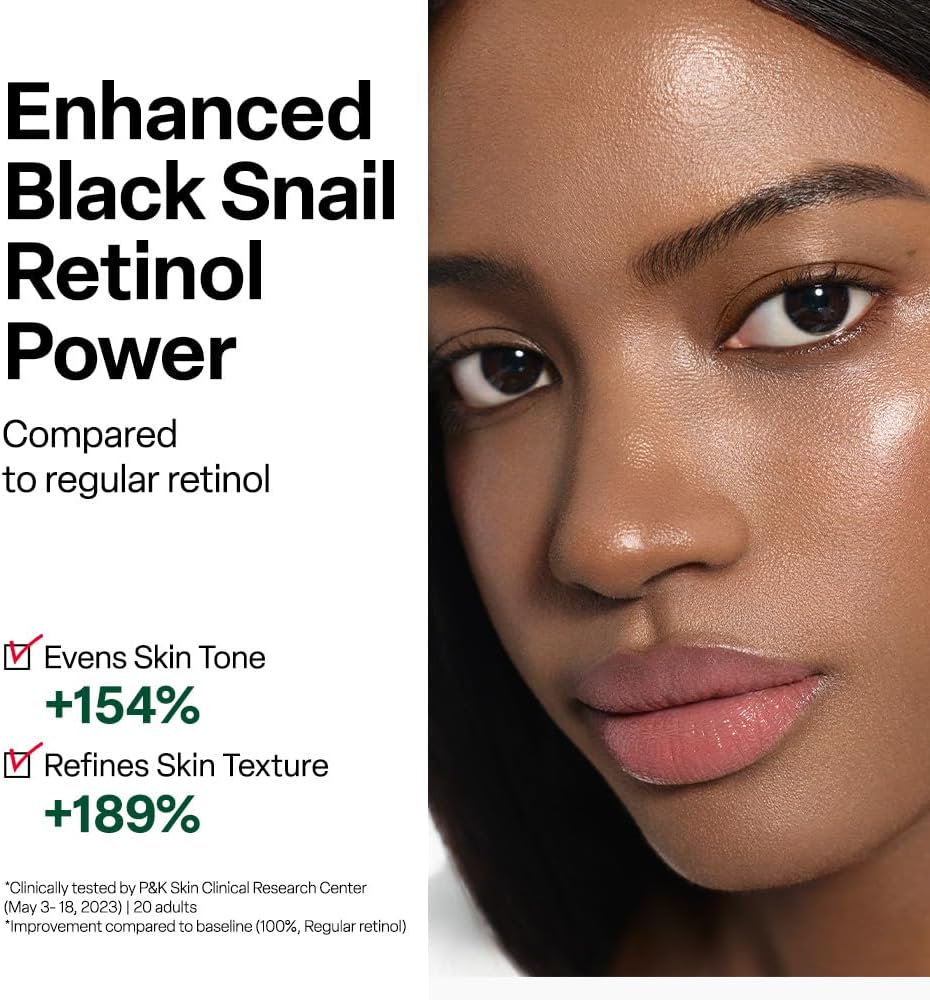 Dr. G Black Snail Retinol Ampoule 50ml – Gentle Snail Retinol Serum for Wrinkles & Firming