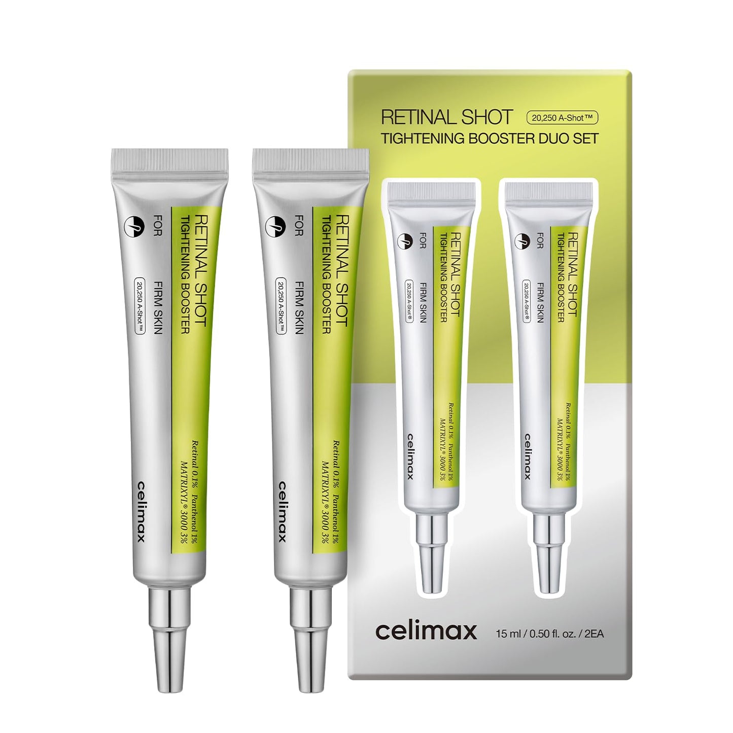 celimax Retinal Shot Tightening Booster | 0.1% Retinal + Matrixyl for Firm, Smooth Skin