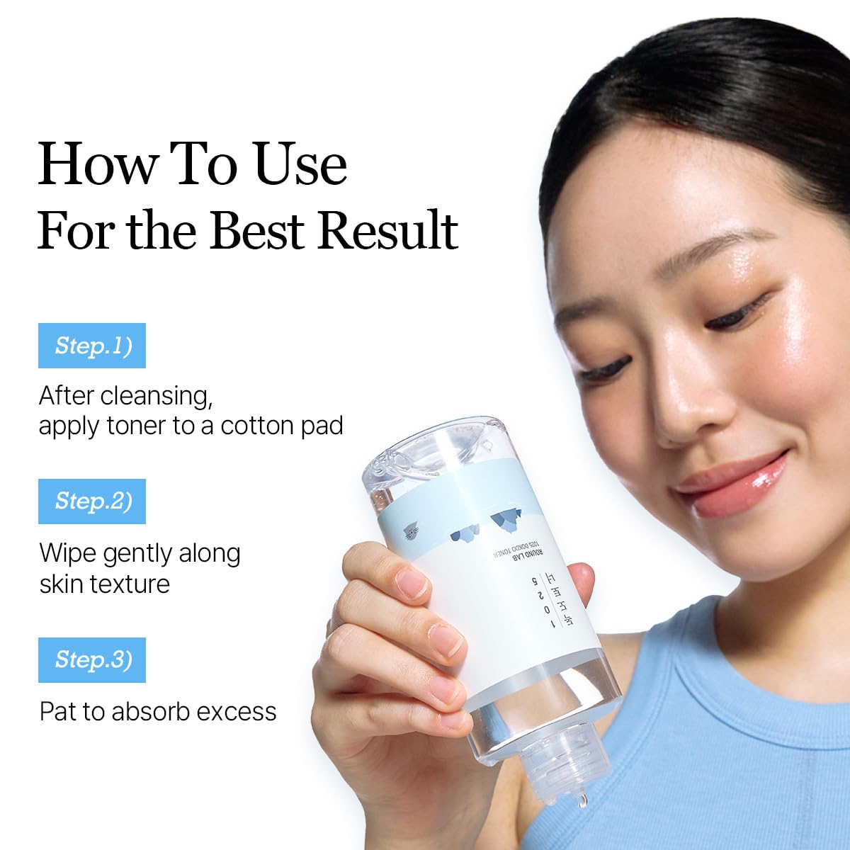 ROUND LAB 1025 Dokdo Toner | Gentle Exfoliating & Hydrating Toner
