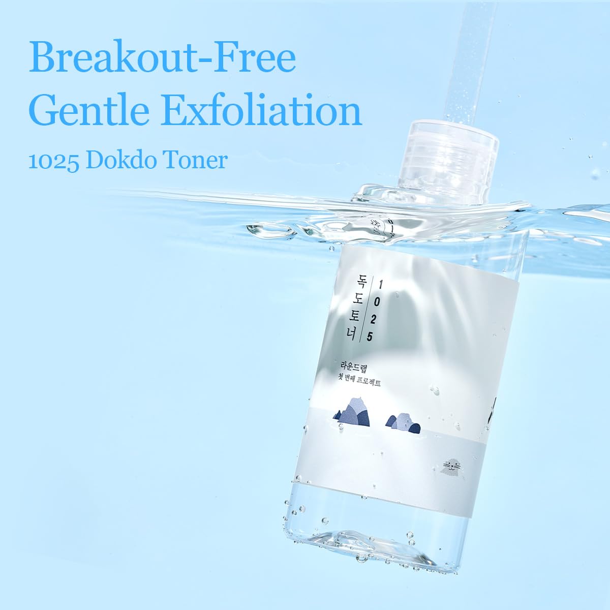 ROUND LAB 1025 Dokdo Toner | Gentle Exfoliating & Hydrating Toner