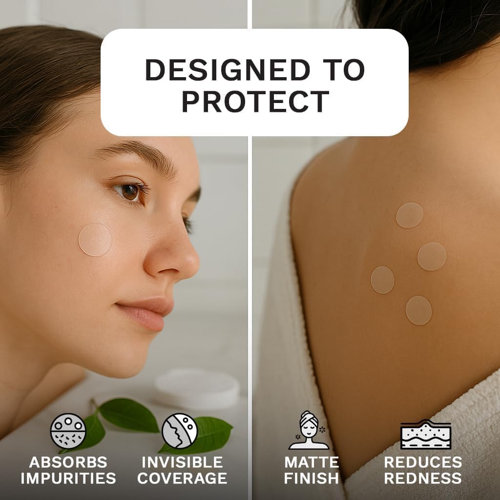 LE GUSHE Hydrocolloid Acne Patches Tea Tree + CICA | Ultra Invisible Spot Patches