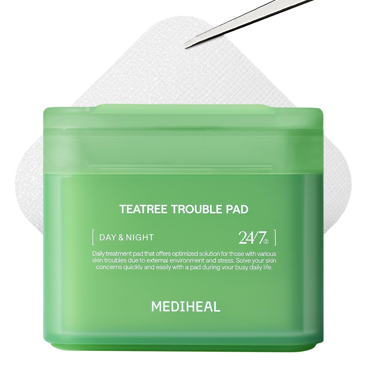 MEDIHEAL Derma Pad Collection | Daily Treatment Toner Pads for Brightening, Firming, Calming & Hydration (100 Pads)
