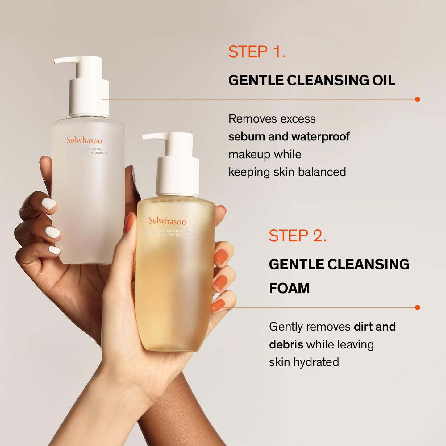 Sulwhasoo Gentle Cleansing Foam | Hydrating Korean Gel-to-Foam Wash