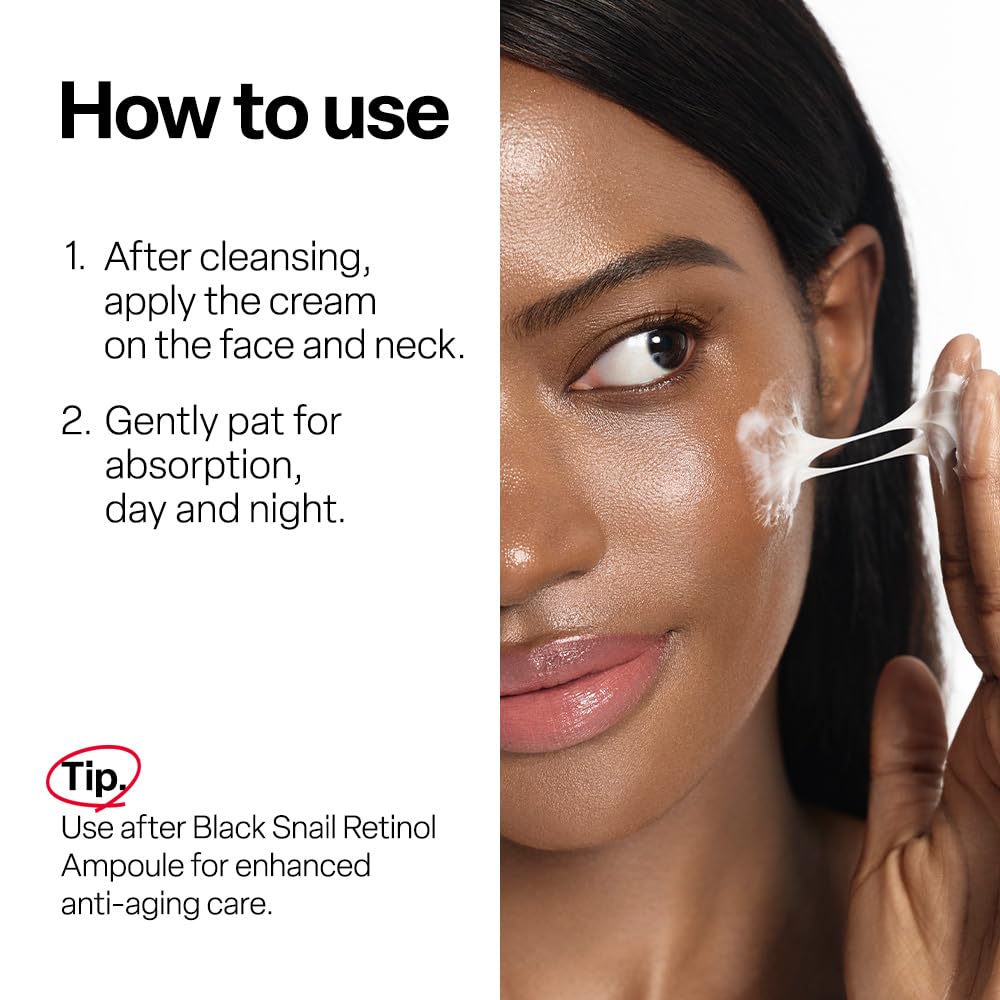 Dr. G Black Snail Cream - Korean Skincare with Snail Mucin
